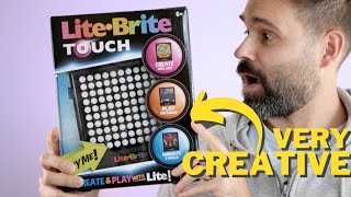 Very Creative amp Great for Road Trips LiteBrite Touch Review [upl. by Goodman346]