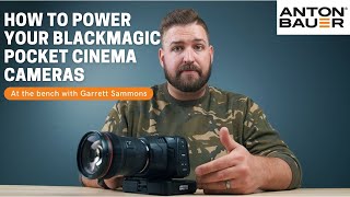 How to power your Blackmagic pocket cinema cameras with AntonBauer’s Titon Base [upl. by Uot]