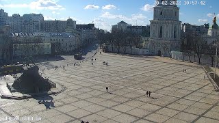 Sophia Square Kyiv Ukraine Cam LIVE Камера Софійська площа Київ Софийская площадь Киев [upl. by Hamford]