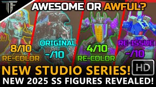 New Transformers 2025 Studio Series Toys Revealed And Fan Outrage Explained  Awesome Or Awful [upl. by Karlene]