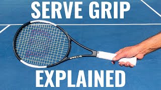 Tennis Serve Lesson Why You Need To Serve With The Continental Grip [upl. by Eirrab]