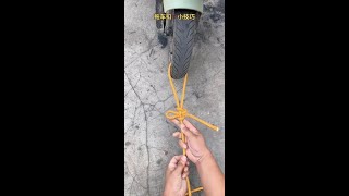 Rope Tailoring Tutorial Fast Growth Plan Knot Tutorial Xiaohai Love Funny shortplayshortfilm [upl. by Aierbma]