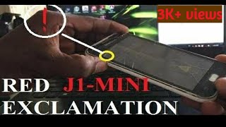 🔴Live Proof  Samsung J110J100h G1 red symbol in screen Exclamation mark Remove 100solution [upl. by Karlin548]