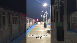 cta CTA Temporary Argle Station 2024  992024 [upl. by Itnava]