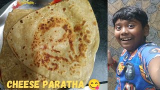 mummy ne banya cheesy cheese paratha 😋 [upl. by Aanas]