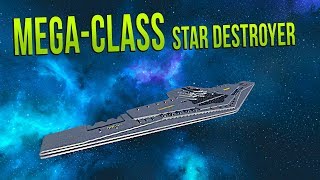 MEGACLASS STAR DESTROYER  STAR WARS  Space Engineers [upl. by Nestor827]