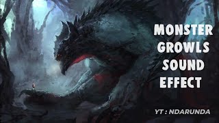 Monsters Growls sound effect [upl. by Colville]