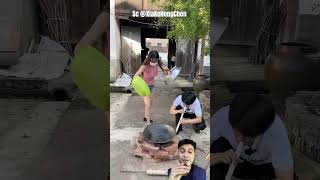 PANCI JADI BOLONG ⁉️ XiaKeHongChen comedic pranking vlog [upl. by Analrahc]