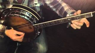 McAlpines Fusiliers The Dubliners on tenor banjo  Irish banjo Barney McKenna inspired [upl. by Nyrek4]