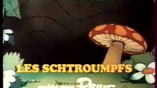 Les Schtroumpfs  1er générique début version Belgique 1982 RTBF [upl. by Iives]