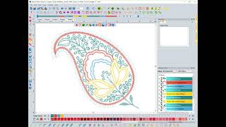 4 Slow Redraw Design  Floriani Total Control U [upl. by Ahseikan385]