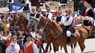 Giovanni Donapai quot18 Maggio 2014 Alcuni Gruppi della Cavalcata Sardaquot [upl. by Enirbas]