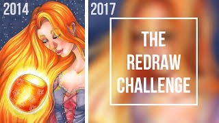 RECREATING MY FIRST VIDEO EVER  DRAW THIS AGAIN CHALLENGE  2014 VS 2017 [upl. by Sibylle]