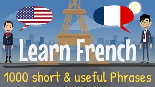 Learn 1000 Easy French Phrases  Useful French for Beginners [upl. by Morgan510]