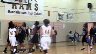 Digital Harbor girls vs Randallstown basketball clip 13 3511MOV [upl. by Akcinehs]