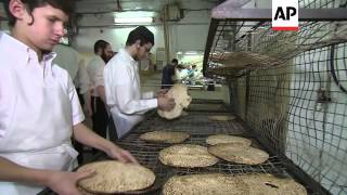 Israelis prepare dishes to celebrate the Jewish passover [upl. by Nichola]