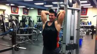 Overhead Tricep Extension To Get Ripped Triceps [upl. by Merrick635]