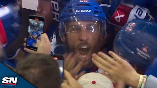 Rangers Vincent Trocheck Buries GameWinner In Double OT [upl. by Nalyad]