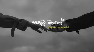 Sathuta mage  සතුට මාගේ slowedreverbslowed reverb bachisusan [upl. by Donny]