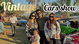 Vintage cars show with family 😍  host by ahsan bhai  what a fun day 😍 [upl. by Nossaj909]