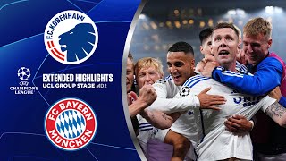 Copenhagen vs Bayern Extended Highlights  UCL Group Stage MD 2  CBS Sports Golazo [upl. by Medeah736]