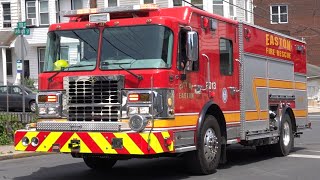 Easton Fire Department Engine 2013 Responding 6424 [upl. by Sumedocin]