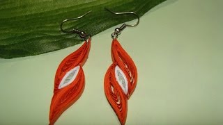 Quilling earrings new design [upl. by Narmak]