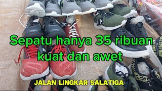 Jual sepatu hanya 35 ribuan‼️merk pantela‼️sepatu warior 65 ribu‼️jalan lingkar salatiga [upl. by Orihakat]