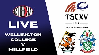 LIVE RUGBY THE SCHOOLS CHAMPIONSHIP  WELLINGTON COLLEGE V MILLFIELD  ROUND 3 [upl. by Ediva]