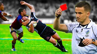 The Most BRUTAL Red Cards In Rugby History [upl. by Naniac595]