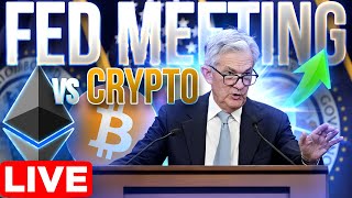 Jerome Powell Fed Meeting vs Crypto🔴LIVE [upl. by Aidnahs]