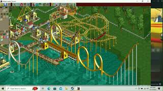 RollerCoaster Tycoon Deluxe Leafy Lake Part 6 with seasparkles corner Fun Mission 3 Classic Game [upl. by Renard60]