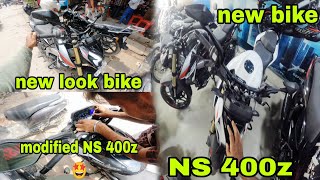 pulsar ns 400z modified  new bike pulsar ns 400z pulsar ns400 [upl. by Hanad]