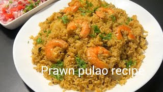 Prawn Pulao  Jhinga Pulao recipe  Kolbi bhat letscook1530 [upl. by Nivre]