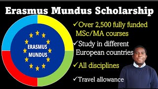 How to Apply for the Erasmus Mundus Scholarship 2025 Intake [upl. by Annanhoj]