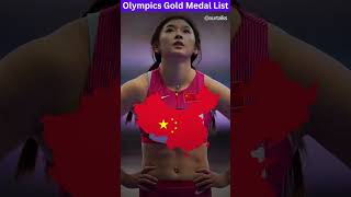 Top 5 Countries Won Most No Of Gold Medals In Olympic  olympics games countries winner [upl. by Akinal]