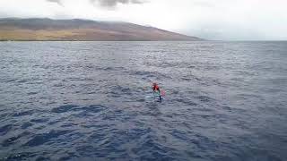 Maui To Moloka’i Hydrofoil Race 27 Miles Across Pailolo Channel [upl. by Adamsun247]