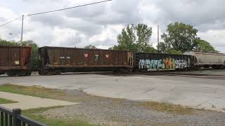 NS 303 at Iron triangle rail Park in Fostoria Ohio￼ on 92824 ￼ [upl. by Darrow]