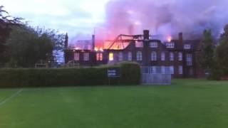 Fire at Felsted School [upl. by Anivlem834]