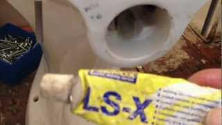 2012 Leaky Toliet  Loo repair LSX sealant [upl. by Lewls]