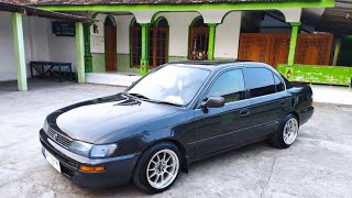 TOYOTA GREAT COROLLA SEG 1994 MANUAL KNALPOTNYA SAJA SAMPE MASIH ORIGINAL [upl. by Dru]