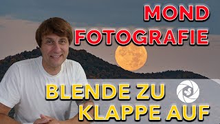 Wie fotografiere ich den Mond Einfach erklärt [upl. by Vonny]