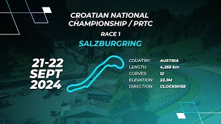 Salzburgring  Croatian National Championship  PRTC  Race 1 [upl. by Arretahs]