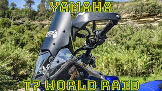 yamaha T7 World Raid Destrona a Todas ¿La Moto Aventura Definitiva [upl. by Atinrahs]