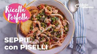 💚🦑 SEPPIE con PISELLI  la RICETTA PERFETTA di GZ😍✨ [upl. by Heaps]