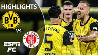 Borussia Dortmund vs St Pauli  Bundesliga Highlights  ESPN FC [upl. by Catie]