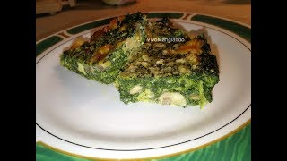 Frittata al forno con spinaci e funghi [upl. by Ari65]