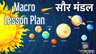 Macro lesson plan  social science  Sormandal solar system  Bed [upl. by Thamos]