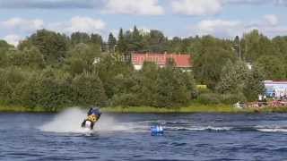 Watercross snowmobile accidents 2014 [upl. by Nahta]