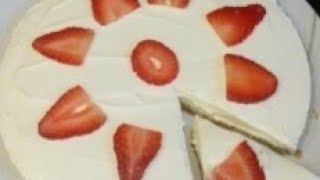 No bake cheesecake recipe  easy cream cheese cake  cream cheese  No bake cold dessert [upl. by Sarine]